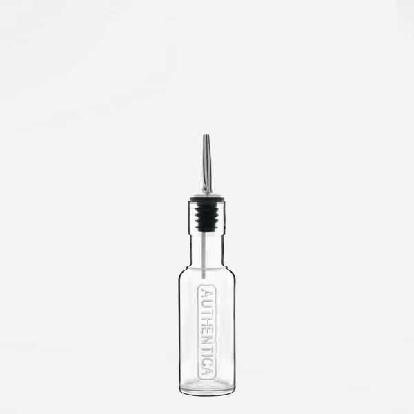 Botella de vidrio con vertedor Óptima cristalino 125 ml Luigi Bormioli