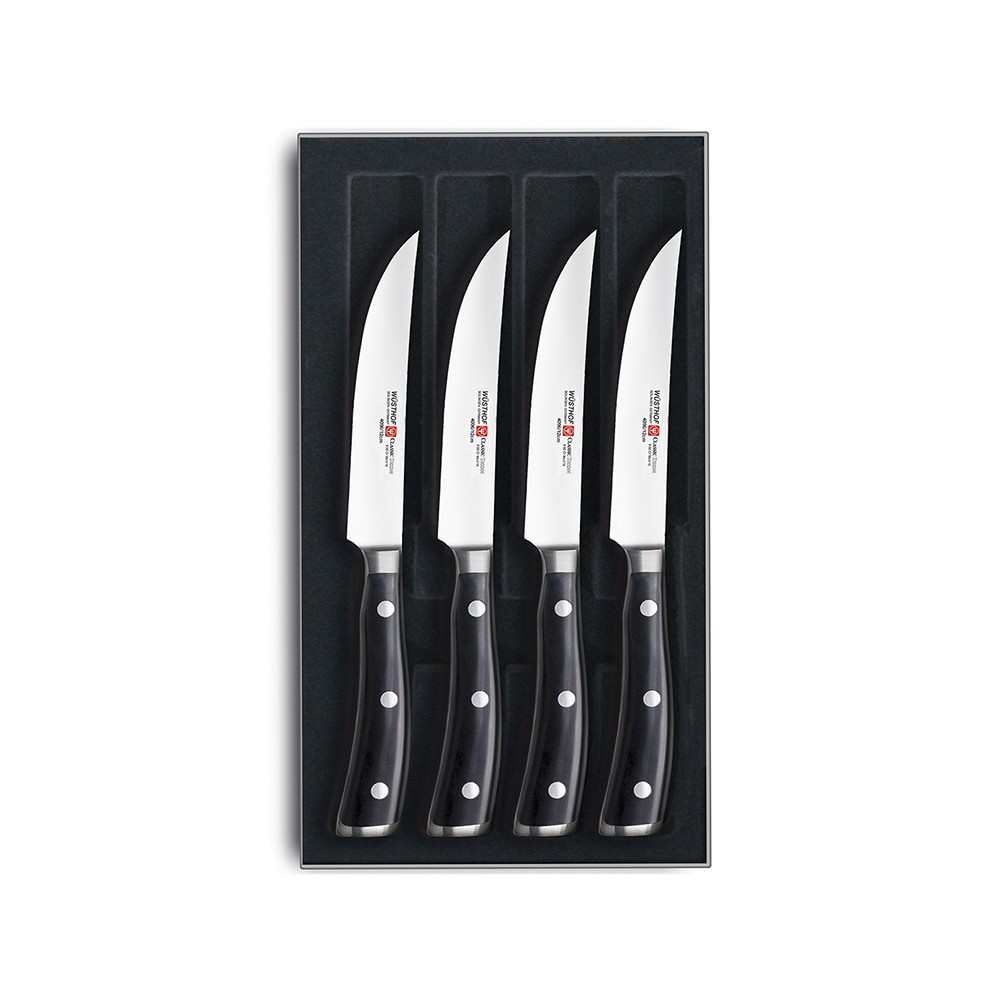 Set de 4 Cuchillos para Carne Acero Inox Classic Ikon