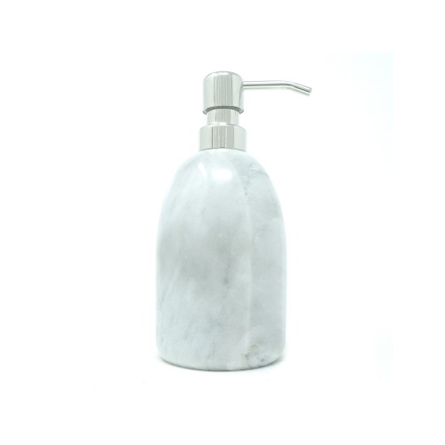 Dispensador de jabón de Mármol Natural en Blanco Bego