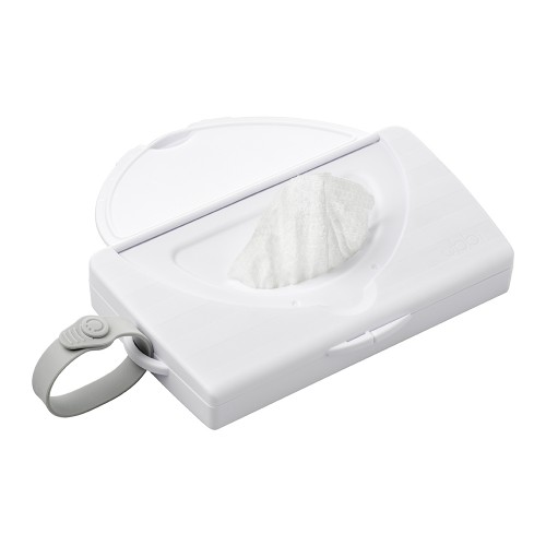 Caja de toallas húmedas portátil blanco