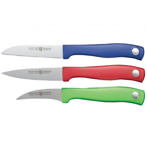 Set de 3 Cuchillos para Verdura Color Silverpoint
