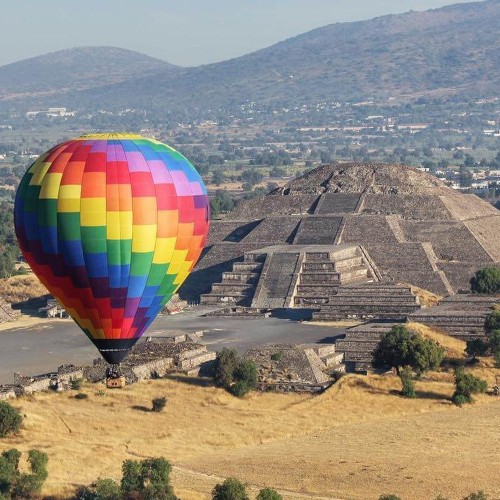 Vuelo en Globo Tradicional en Teotihuacán