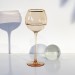 Set 4 copas cristal para vino Ensenada Coral